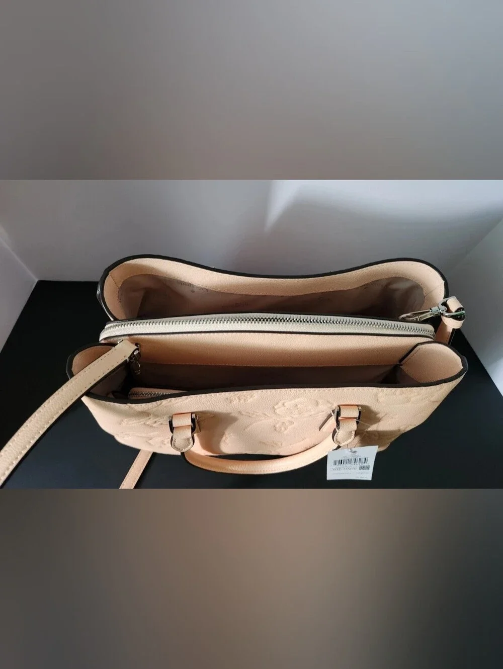 NWT Kate Spade Bag Thompson Street Floral Embossed Medium Satchel W/Strap
